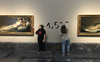 Watch: Climate activists glue themselves to Francisco de Goya's paintings in Madrid's Prado Museum