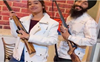 Jalandhar’s viral ‘kulhad pizza’ couple booked for ‘brandishing guns’