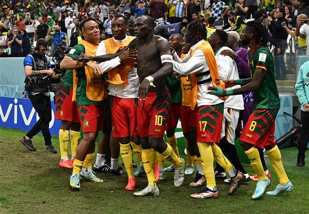 FIFA World Cup: Cameroon strike late to stun Brazil's second-string team 1-0