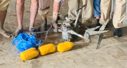 Drone carrying 3 kg heroin recovered along India-Pakistan border in Punjab's Tarn Taran