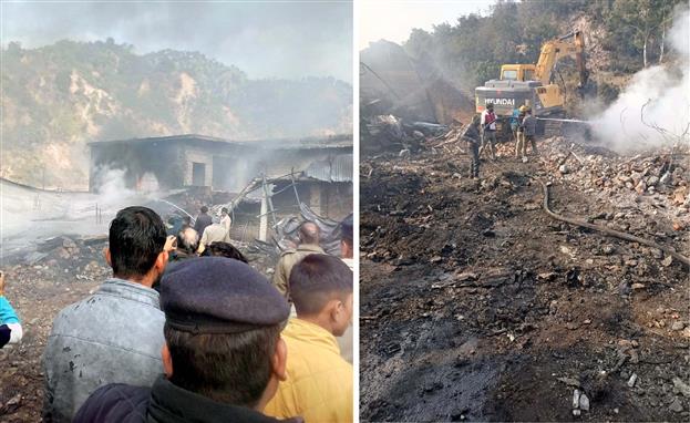 2 labourers charred to death in Himachal’s Bhatiyat area as plastic factory catches fire