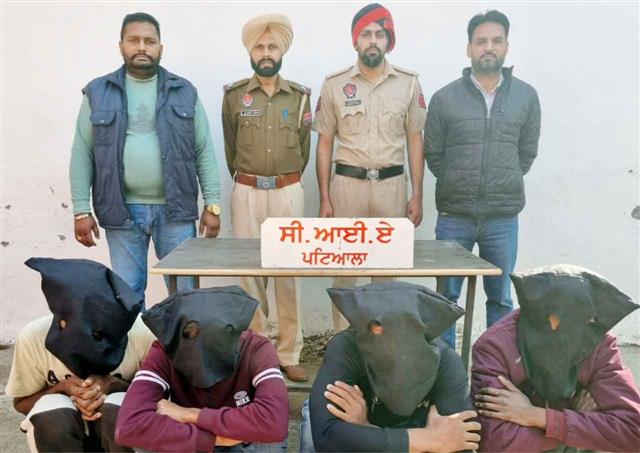 Four of gang arrested for theft at six shops in Patiala