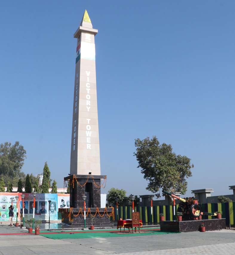 Victory Tower inaugurated in Fazilka in memory of war martyrs