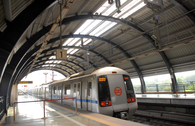 Shahdara Delhi Metro Station India  Delhi metro Metro station Train video