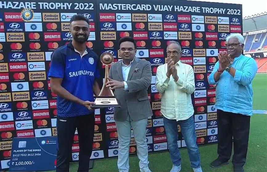 All-round Saurashtra beat Maharashtra by 5 wickets, win second Vijay Hazare Trophy