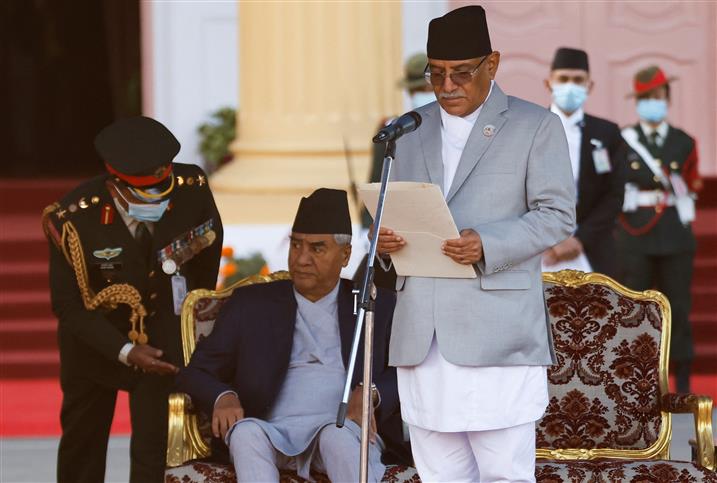 Prachanda sworn in as Nepal PM