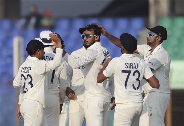 India thrash Bangladesh by 188 runs in first test, take 1-0 lead