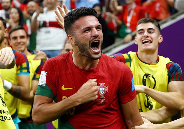 Cristiano Ronaldo's stand-in Goncalo Ramos' hat-trick lifts Portugal at FIFA World Cup