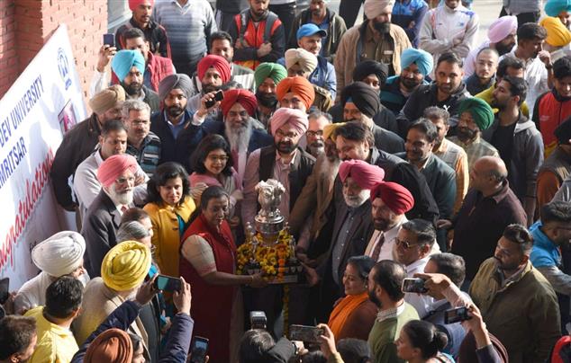 MAKA Trophy back home, Guru Nanak Dev University erupts in celebration