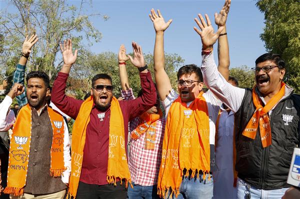 BJP says its development agenda won in Gujarat and Congress's negative politics lost