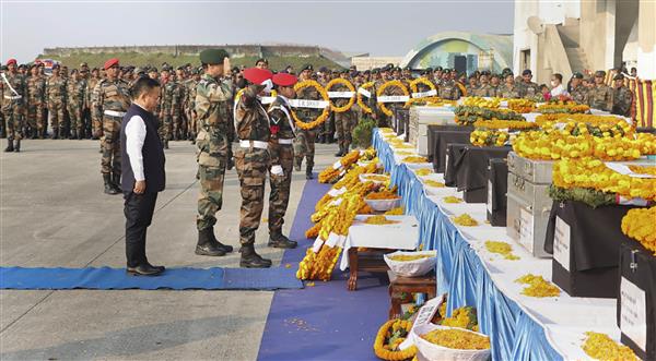 Sikkim gorge accident: Bodies of 16 Army men sent home after wreath laying ceremony