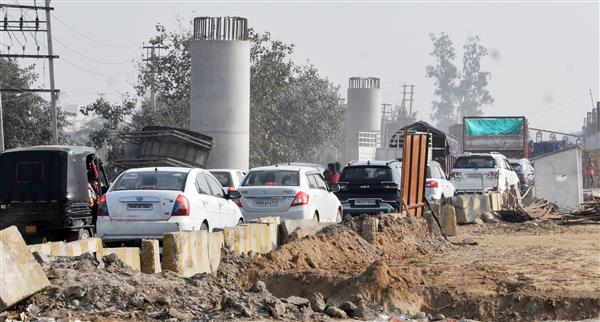 Stretch of Problems: Commuters, locals suffer as work on flyover in Amritsar moves at snail's pace
