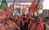 BJP poised for a landslide victory in Gujarat, Congress ahead in Himachal