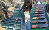 8 AKS 74u, 12 pistols among arms and ammunition recovered in Uri