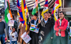 Tibetans protest against China in McLeodganj