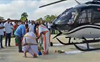 Watch: Telangana businessman takes new chopper to temple for ‘Vahan Puja’, video of rituals goes viral