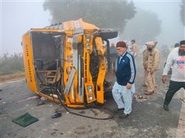 Student and driver killed as school bus collides with truck in Punjab’s Tarn Taran