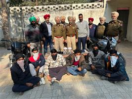 Six members of snatchers’ gang nabbed, arms seized in Amritsar
