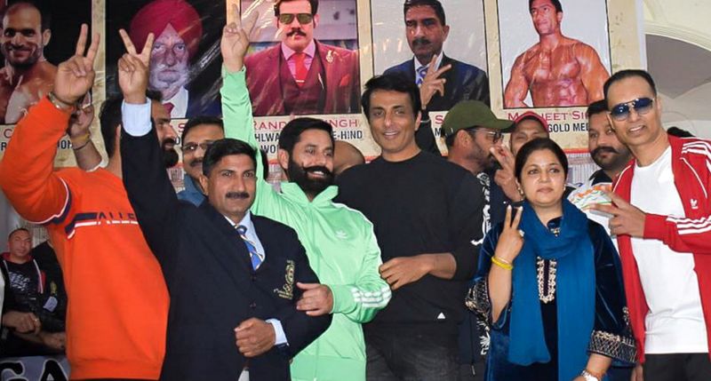 Sonu Sood holds fitness event to woo Moga voters in favour of his sister Malvika