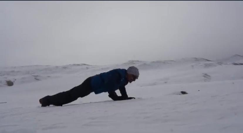 ‘A Soldier through and through’, 55-year-old ITBP personnel earns praises as he completes over 60 push-ups in snow-clad Ladakh