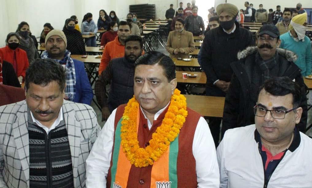Will get flyover constructed in Baltana: BJP candidate