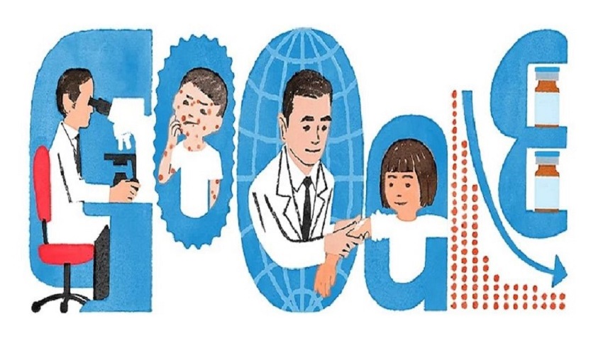 Google honours world's first chickenpox vax creator with Doodle