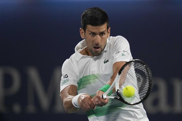 Novak Djokovic back in action after drama