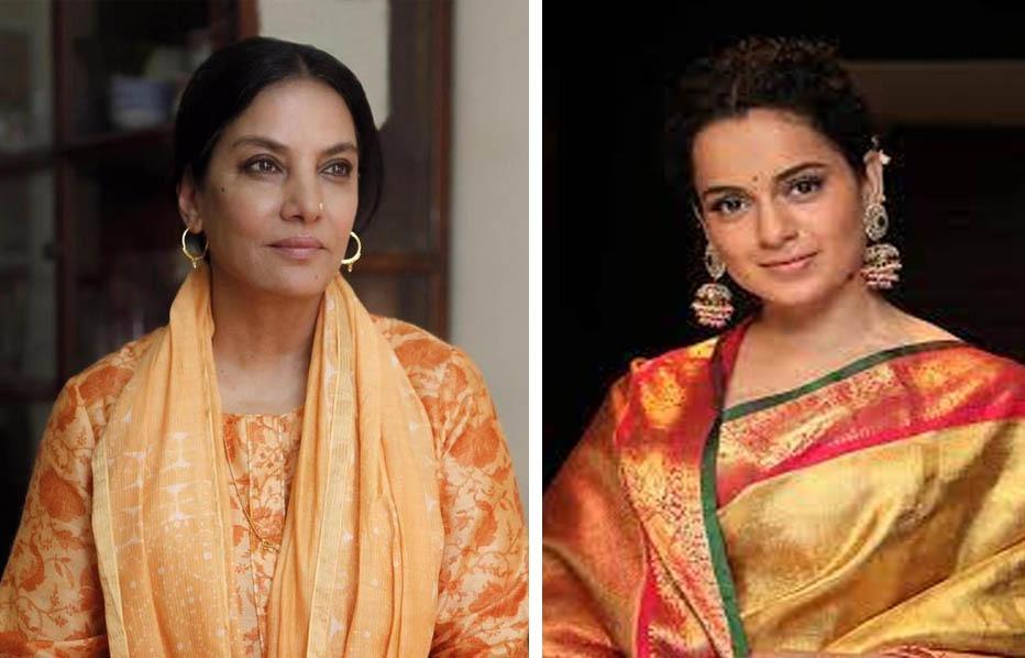 Shabana Azmi calls out Kangana Ranaut for her Afghanistan argument amid hijab controversy