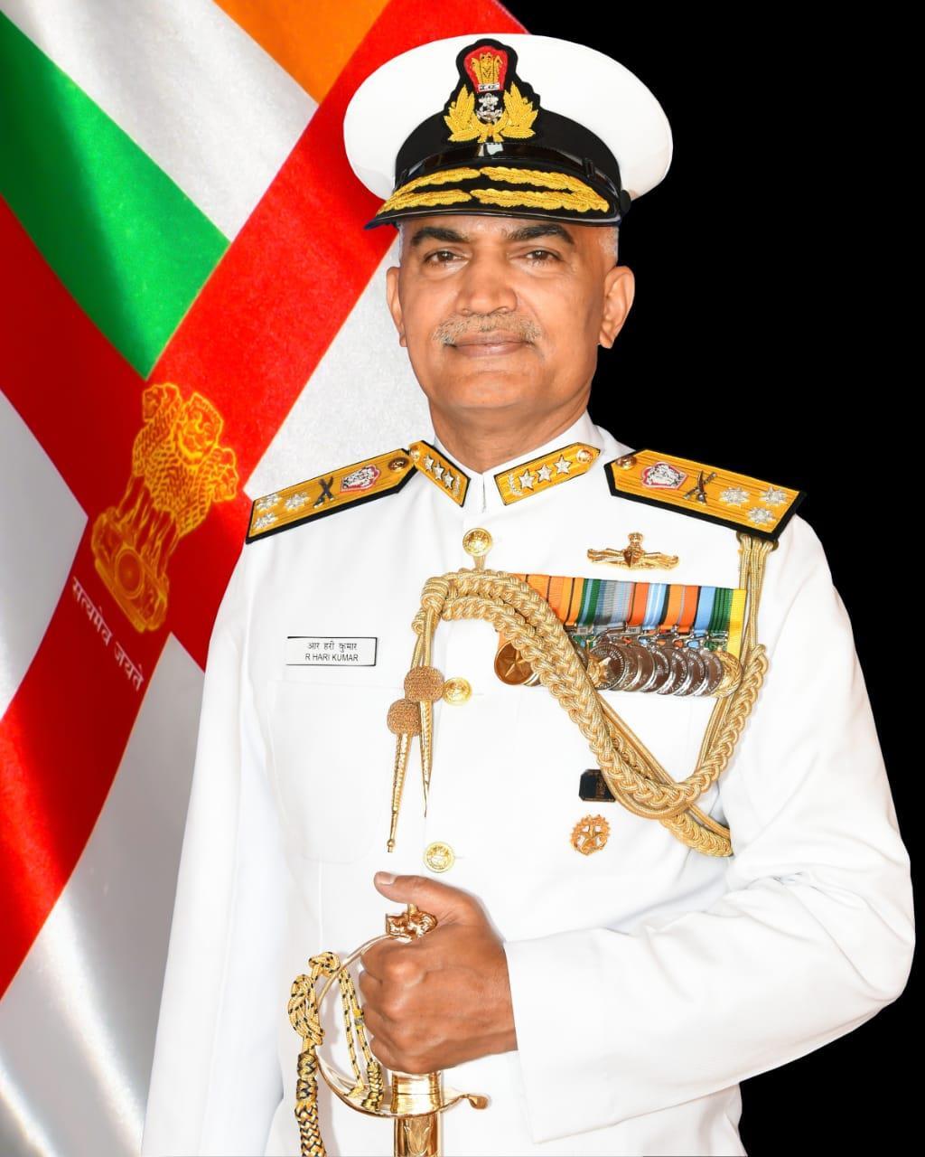 Navy Chief Admiral R Hari Kumar stresses collaboration with like-minded nations