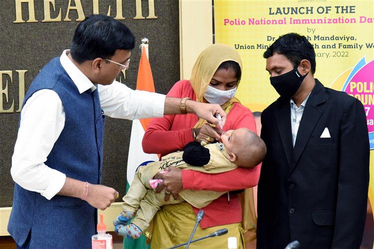 India launches National Polio Immunization Drive to sustain polio-free status