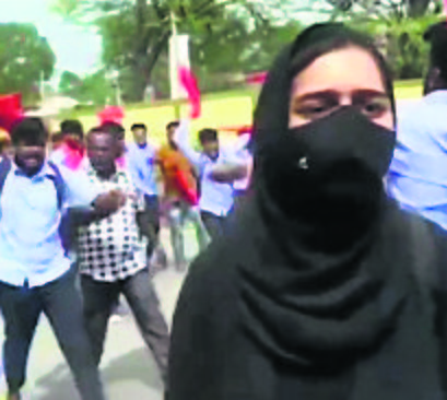 Mischievous people keeping hijab issue burning: HC appeals for calm