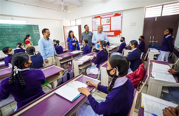 Delhi CM inaugurates 12,430 smart classrooms in govt schools