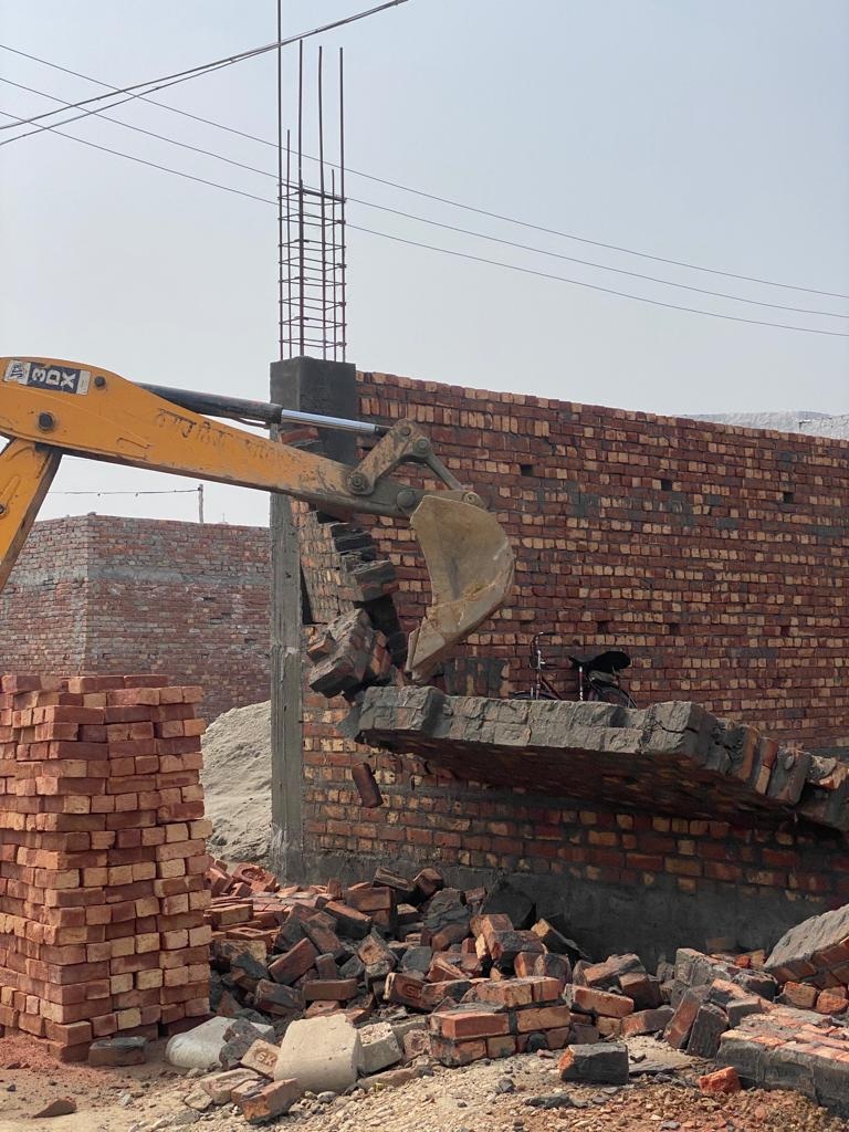 Ludhiana MC demolishes 14 illegal constructions