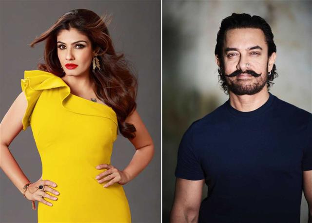 640px x 458px - Raveena Tandon on being pranked by Aamir Khan on 'Andaz Apna Apna' set;  know how she got back at him : The Tribune India