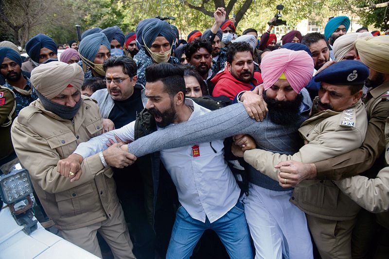 Day after assault on Congress nominee, MLA Simarjit Singh Bains held