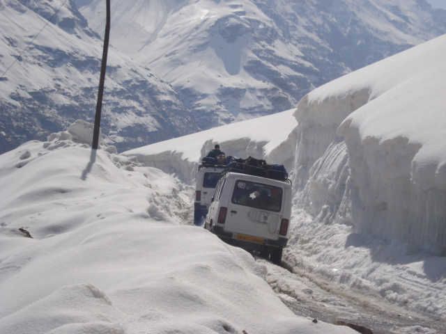 Lahaul: 15 stranded tourists evacuated to Kaza