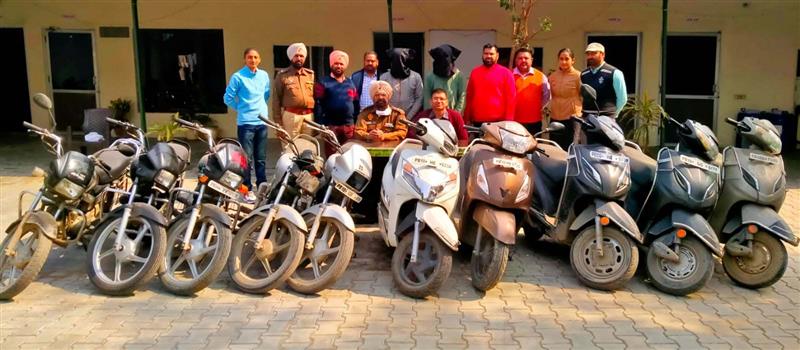 4 thieves arrested, 12 two-wheelers recovered in Ludhiana