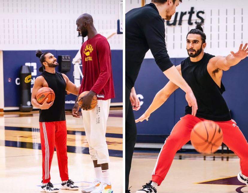 Ranveer lives his much awaited dream of playing at NBA All-Star game. See pics