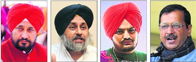 Punjab Poll 2022: CM Charanjit Singh Channi, Sukhbir  Badal, Kejriwal, Moosewala booked for code violations