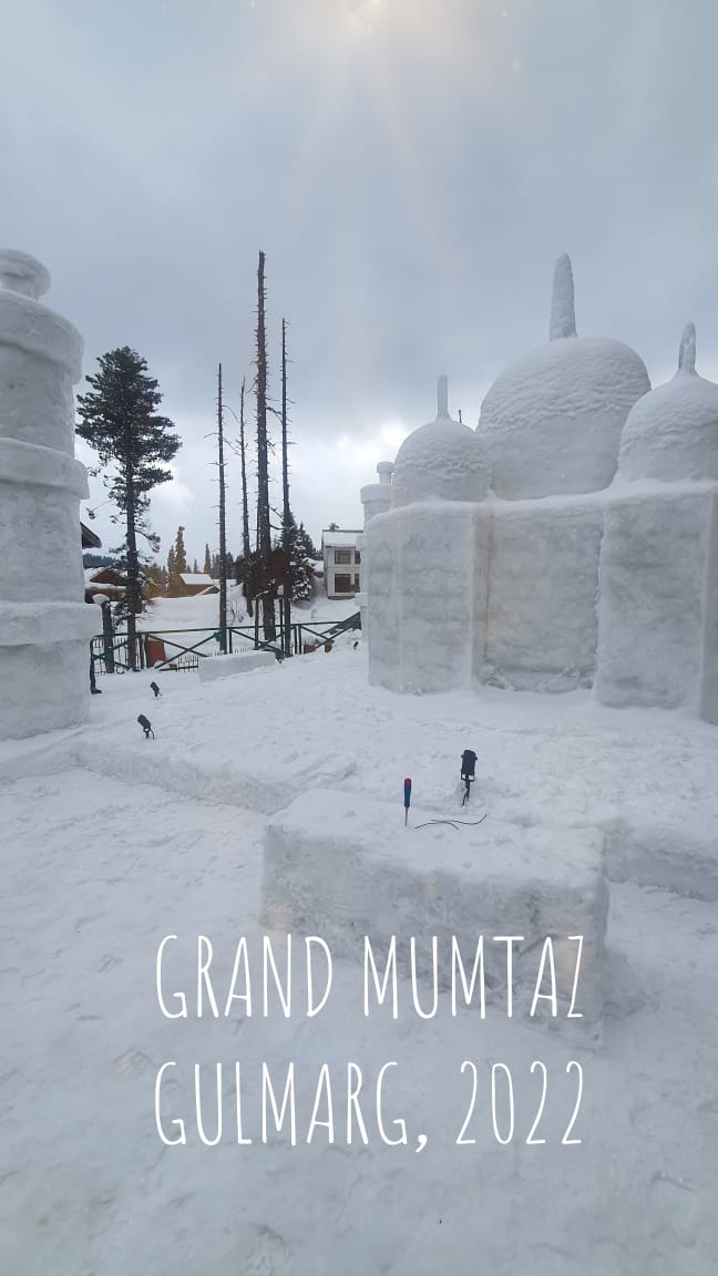 Gulmarg’s snow Taj Mahal is newest wonder leaving people charmed