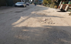 Potholed roads greet tourists in Kasauli Cantt area