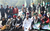 Farm activists stage protest at DC office in Chandigarh