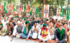 Sanyukt Samaj Morcha nominee alleges inaction, stages dharna
