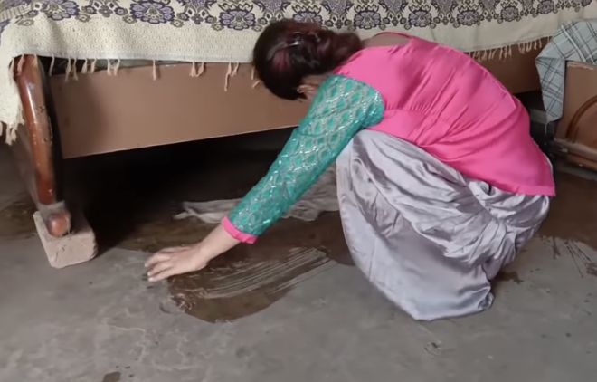 Water seeps through walls, floors in Nurpur houses