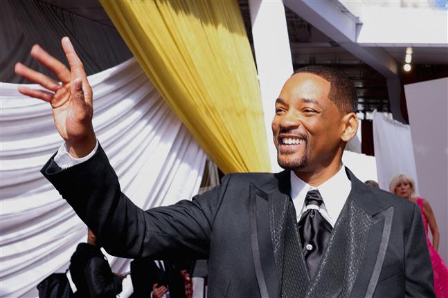 Will Smith wins best actor trophy at Oscars, apologises for punching ...