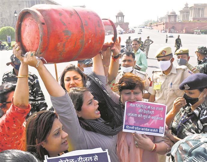 Cooking gas price hiked by Rs 50; petrol, diesel up 80 paise