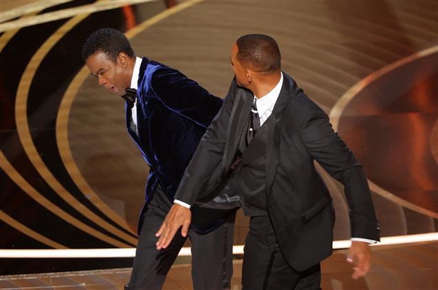 Will Smith smacks Chris Rock on stage, then wins an Oscar