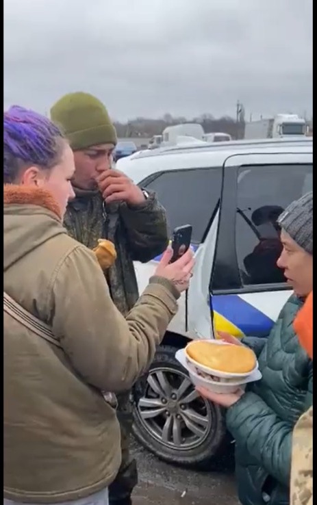 Ukrainians feed surrendered Russian soldier, make him talk to his mother as well; see viral video