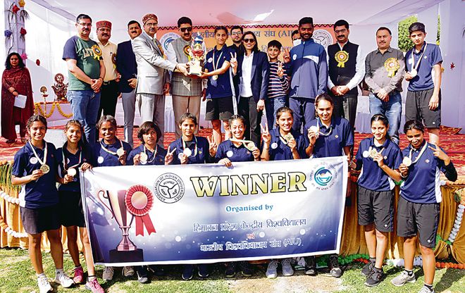 Panjab University clinch netball trophy