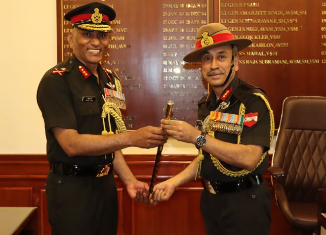 Lt Gen Sharma is Kharga Corps GOC